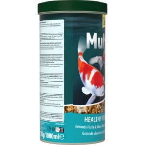 Tetra Pond Halétel Multi Mix 1 l-es doboz Koi pontyokkal. Tavi eleség az egészséges halak számára.