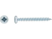 Félgömbfejű univerzális csavar PZ-behajtás 3,5 mm x 20 mm 40 darab Félgömbfejű univerzális csavar PZ-behajtás 3,5 mm x 20 mm 40 darab