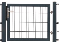 Egyszárnyú kapu  Premium  kétrudas panelkitöltés antracit  keret 80 cmx 100 cm