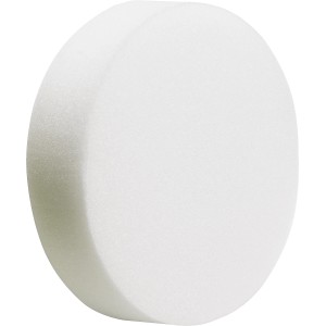 LUX Comfort polírozó korong, Ø 125 mm, fehér polírozó feltét excentercsiszolókhoz.