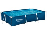 Bestway SteelPro acélvázas medencekészlet 300 cm x 201 cm x 66 cm szögletes