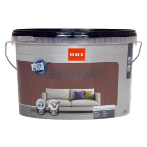 Vödör Easy Color barna matt beltéri festék, 5 liter.