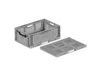 Maxi összecsukható doboz szürke 46 l