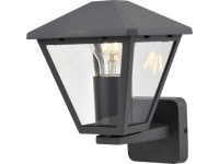 Rábalux Paravento kültéri fali lámpa fekete E 27 MAX 40 W