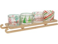 Kínáló szett 4 db tartóval