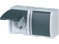 REV AquaForm kapcsoló szürke 1 db REV AquaForm kapcsoló szürke 1 db