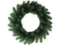 Műfenyő koszorú 35 cm átmérő zöld