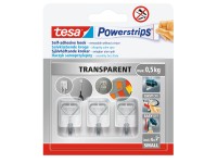 tesa Powerstrips öntapadó akasztó S átlátszó max. 0,5 kg tesa Powerstrips öntapadó akasztó S átlátszó max. 0,5 kg