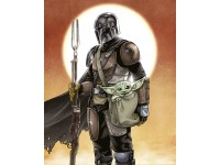 Komar nemszőtt fotótapéta Star Wars The Mandalorian And Grogu többszínű
