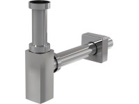 Alca DESIGN mosdószifon DN32 DESIGN fém szögletes A401 Alca DESIGN mosdószifon DN32 DESIGN fém szögletes A401