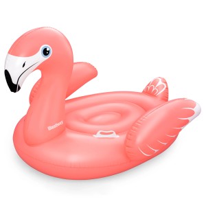 Bestway® Flamingó úszógumi, 148 x 127 x 99 cm, rózsaszín flamingó felfújható matrac medencébe és vízi szórakozáshoz.