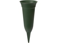 Ebertsankey sírváza  mérete: 32 cm borostyánzöld