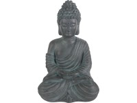 Kerti figura Buddha 40 cm x 31 cm szürke