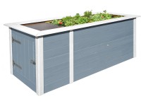 Weka magaságyás szekrénnyel 205 cm x 79 cm x 81 cm szürke