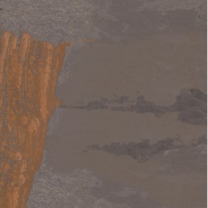 Mystique szürke-réz porcelán teraszlap, 60x60 cm, részletes nézet.