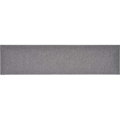 Négyszög alakú fali párna 15 cm x 60 cm szövet sötétszürke