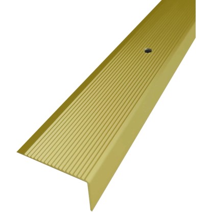 Arcansas lépcső szögidom alumínium 6 mm x 25 mm x 1000 mm arany
