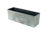 Prosperplast virágláda Urbi Case betonhatású 770 x 235 x 246 mm világosszürke