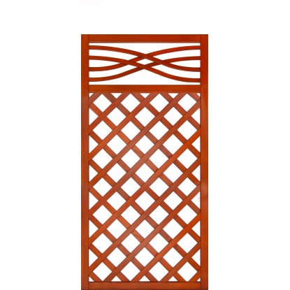 Malaga rácsos kerítéselem 180 cm x 90 cm tikfa