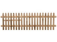 Függőleges impregnált kerítés 250 cm x 80 cm barna
