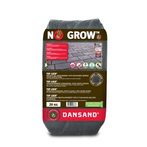 Zsák Dansand No Grow fugázóhomok, gyomgátló, 20 kg. Burkolóelemekhez.