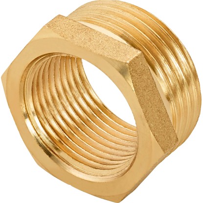 OBI menetes szűkítő idom 24,1 mm (Rp 3/4) x 33,3 mm (R 1) sárgaréz