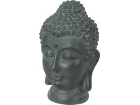 Dekorfigura Buddha szürke 14 cm x 23,5 cm