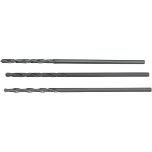 3 darabos LUX HSS-G fémfúró készlet, 0,5 mm, precíz fémhez és műanyaghoz.