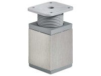 Hettich bútorláb állítható 60 mm - 75 mm x 40 mm x 40 mm nemesacél Hettich bútorláb állítható 60 mm - 75 mm x 40 mm x 40 mm nemesacél