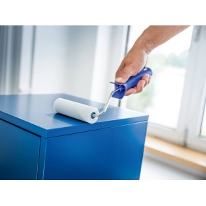 LUX Habhenger 11 cm, fehér, XL. Festőhenger finom lakkozáshoz sima felületeken.