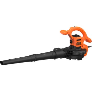 Black+Decker BEBLV260 elektromos lombfúvó, 2600 W, fúvócsővel. Ideális kertészkedéshez.