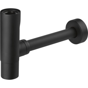 Fekete matt baliv DS-3420 design szifon mosdókagylókhoz.