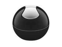 Spirella gömbölyű szemetes műanyag ragyogó fekete Spirella gömbölyű szemetes műanyag ragyogó fekete