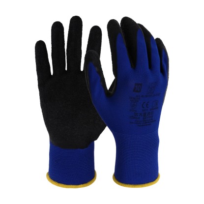 LUX latex munkakesztyű méret: 10 kék