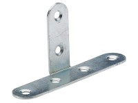 Összekötő derékszög horganyzott acél 40 mm x 80 mm x 15 mm