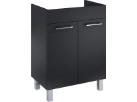 Maximus Cheese mosdó alatti szekrény 60 cm fekete matt lábbal