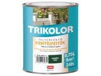 Trikolor kerítésfesték selyemfényű zöld 0,75 l