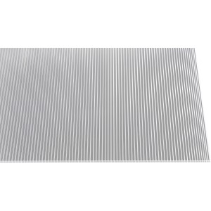 Átlátszó üregkamrás lemez, 6 mm vastag, 200x105 cm, műanyag tetőfedéshez.