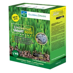 1 kg-os Universal Smart Seed fűmag Lapillusszal.