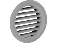 Bútorrács kerek 59 mm világosszürke 4 darab