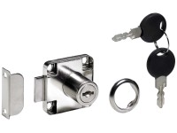 Bútorzár cilinderes 19 mm nikkelezett Bútorzár cilinderes 19 mm nikkelezett