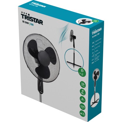 Tristar álló ventilátor 40 cm fekete