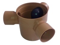 Szuez szifon T-plast háromágú