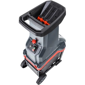 Al-Ko Easy Crush MH 2810 késes aprító: Elektromos aprító nagy betöltő tölcsérrel és kerekekkel.