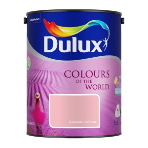 Dulux Colours of the World beltéri falfesték, Hamvas Rózsa árnyalat, 5L.