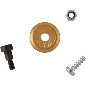 wolfcraft vágókerék Ø 20mm TiN bevonattal, pótkerek csempevágóhoz, csavarokkal és anyával.