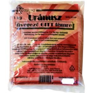 t.b.t. Speciális glettelő massza 1 kg-os zacskóban, részletek a termékben.