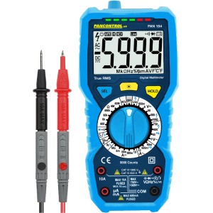 Pancontrol PAN 184 PROFI digitális multiméter: True RMS, 1000 V, CAT lll, mérővezetékekkel.