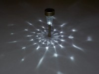 OBI Cameri LED-es földbe szúrható napelemes lámpa 38,5 cm x 7,5 cm ezüst OBI Cameri LED-es földbe szúrható napelemes lámpa 38,5 cm x 7,5 cm ezüst