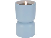 Napelemes LED-es dekorgyertya 10 cm x 18,9 cm világoskék